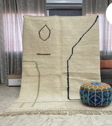 custom moroccan rug for Michael and Ellen