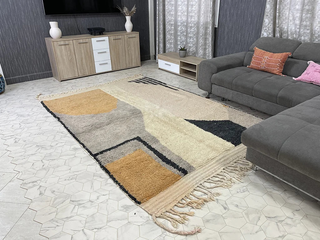 Desert Mirage - 6x9ft- Beni Ourain Rug