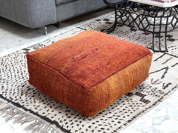 Paprika Paradise - Kilim Pouf