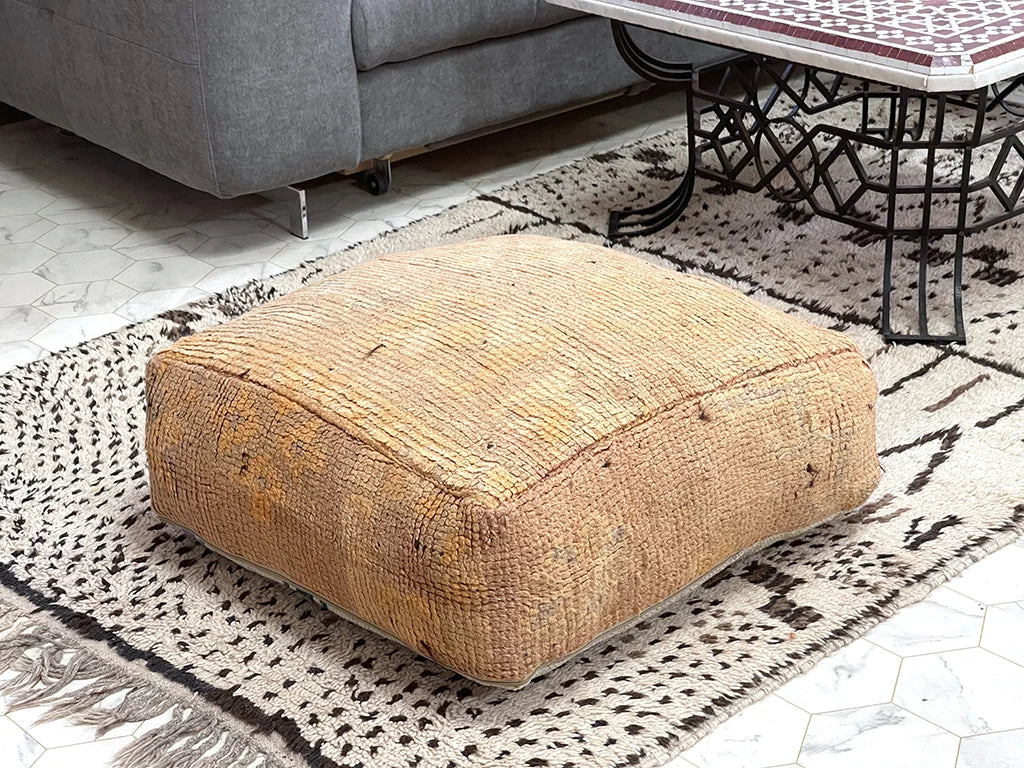 Kalahari Khaki - Kilim Pouf