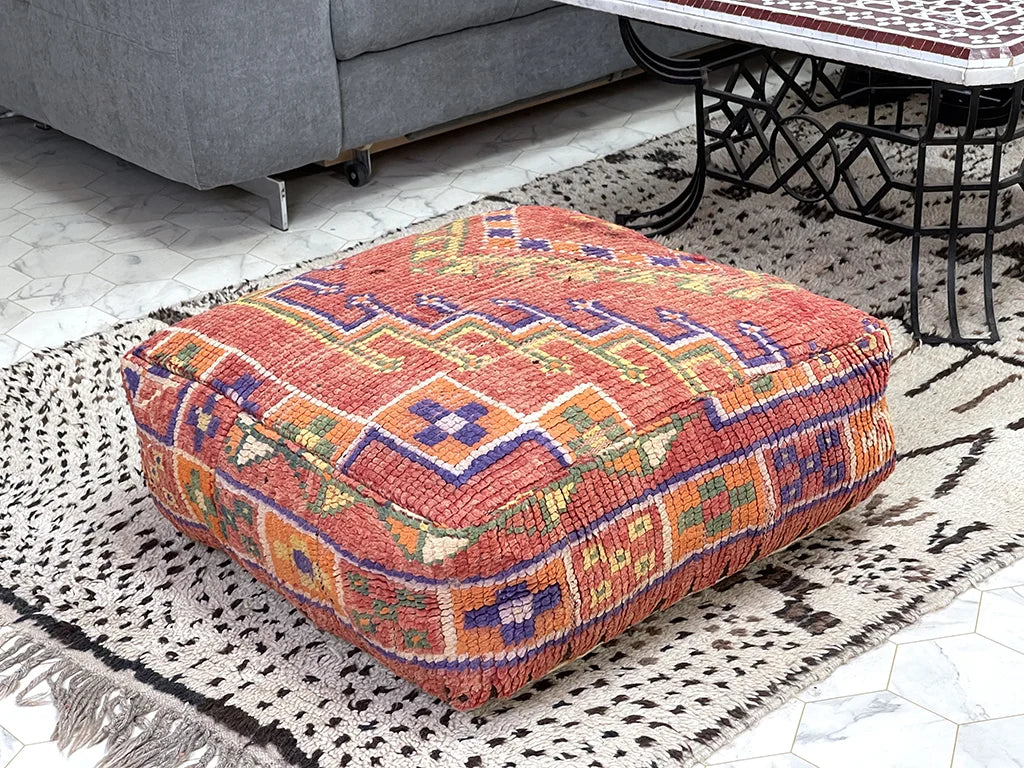 Mossy Jungle - Kilim Pouf