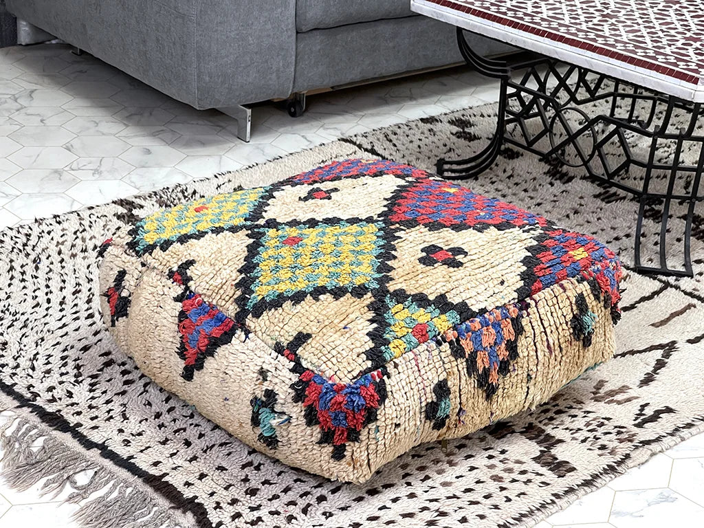 The Fez Medina - Kilim Pouf