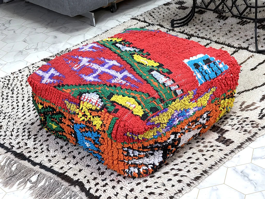 Marrakech Market - Kilim Pouf