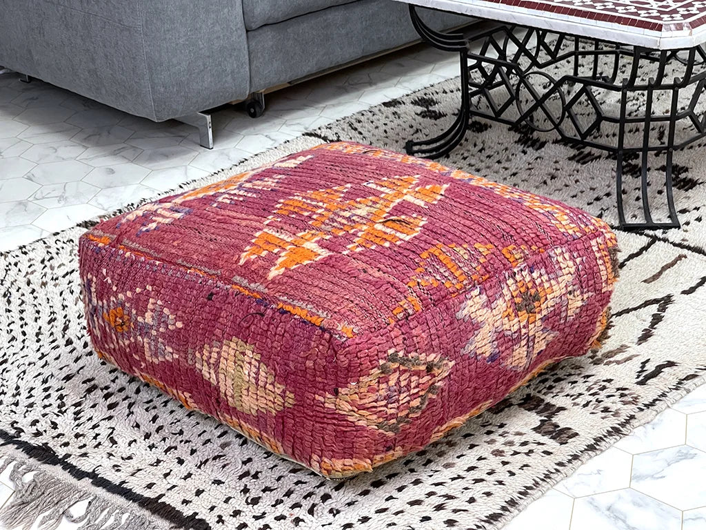 Desert Mirage - Kilim Pouf