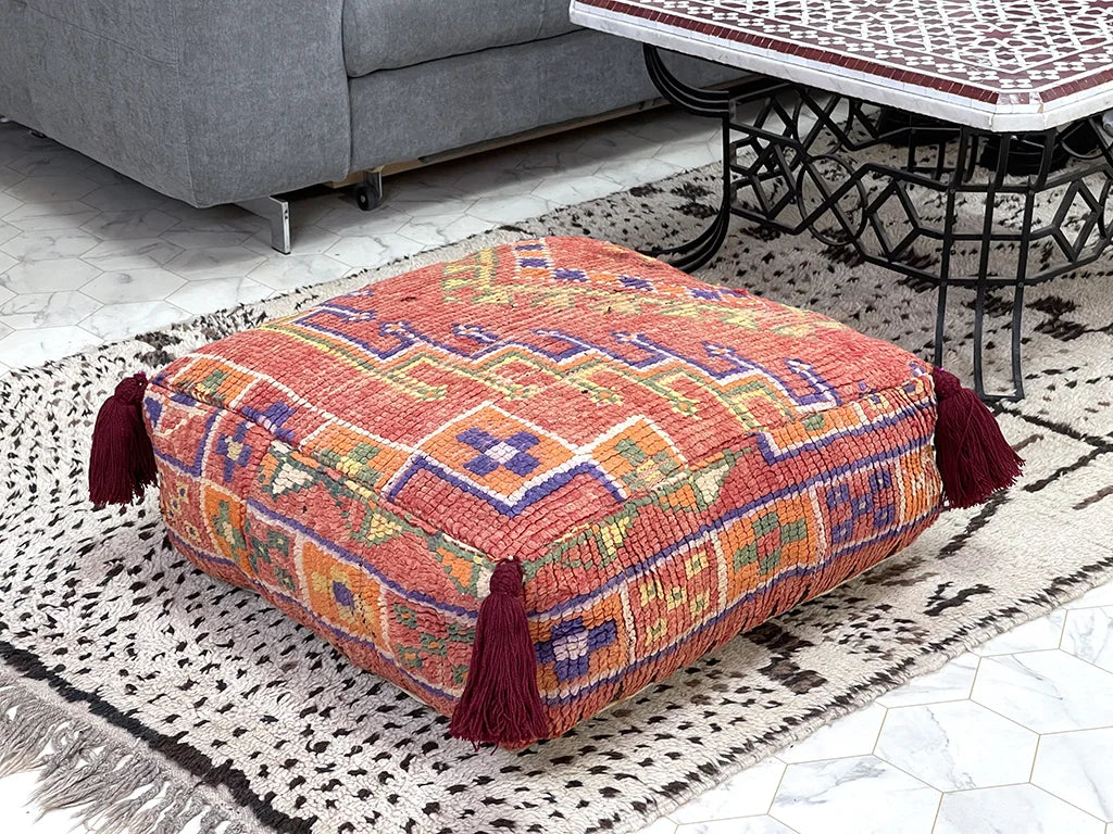 Mossy Jungle - Kilim Pouf