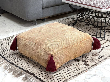 Sonoran Sand - Kilim Pouf