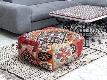 Spice Suite- Kilim Pouf