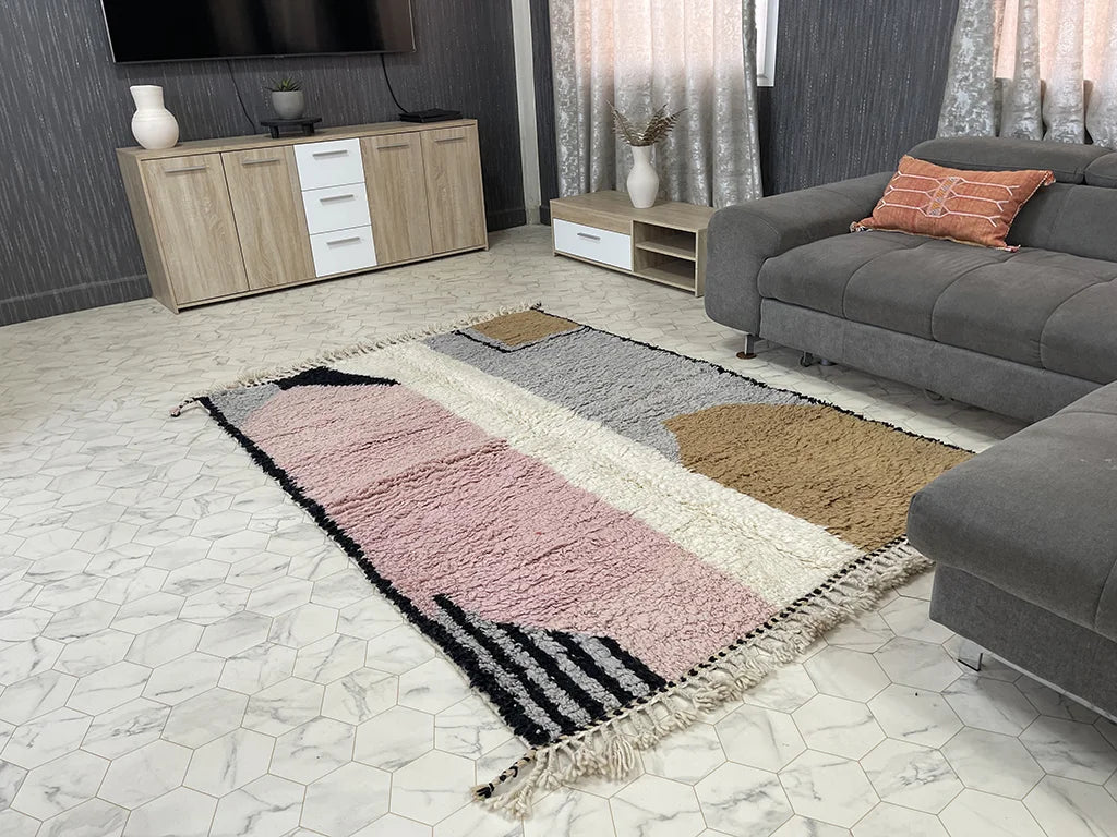 Desert Mirage - 5x7ft- Beni Ourain Rug