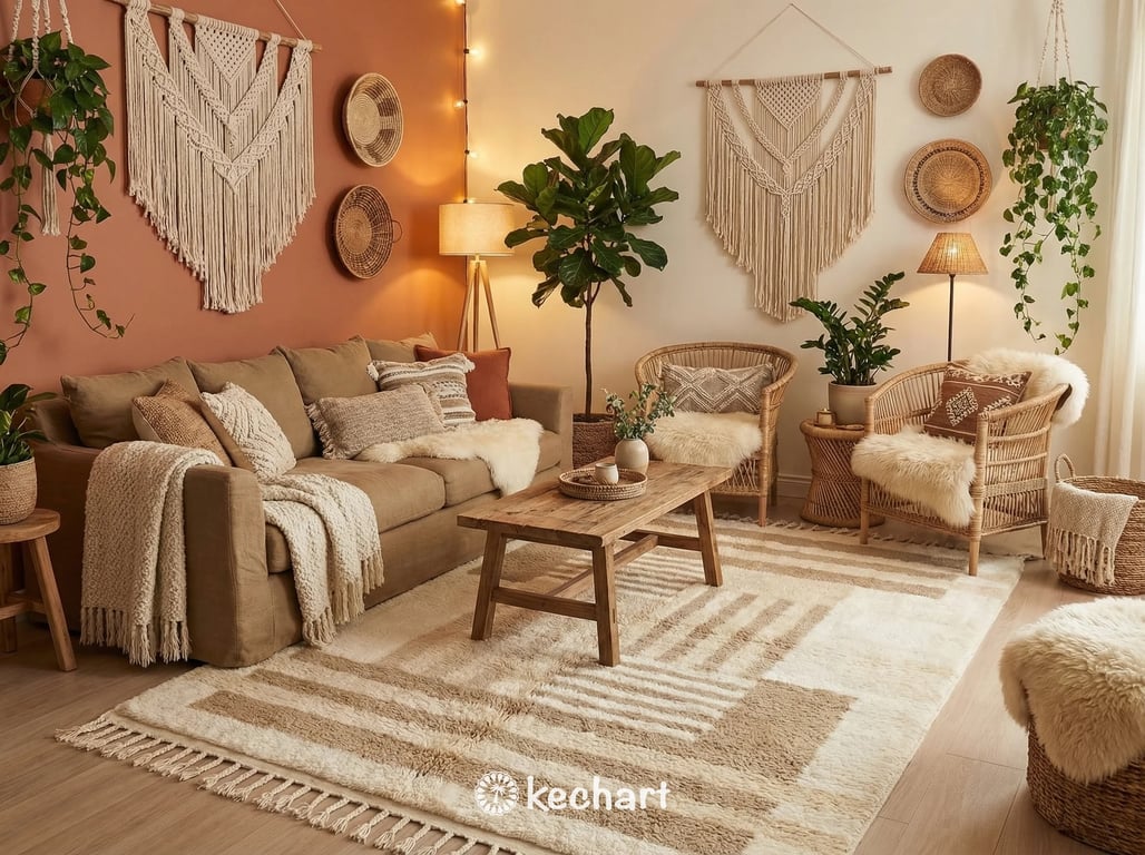 Soft, textured Beni Ourain wool rug in a neutral nursery setting with a crib, providing a safe and comfortable play area.