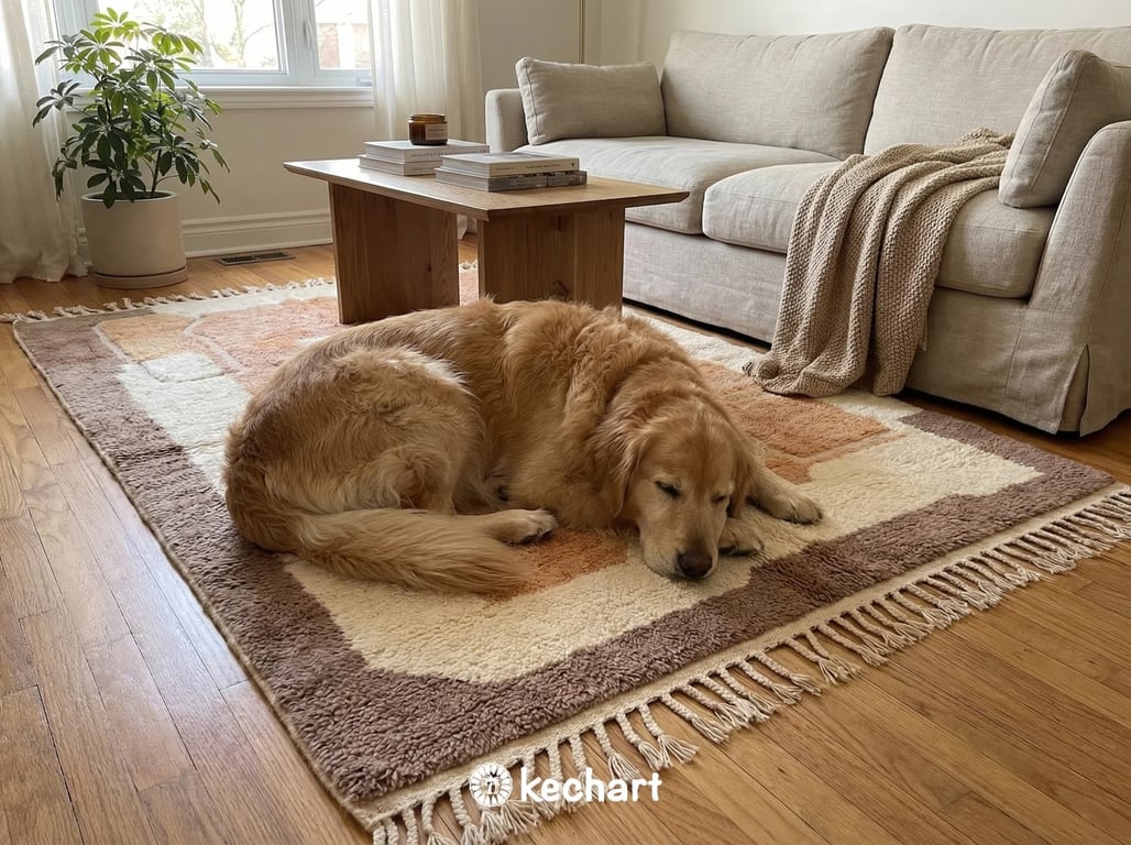 Custom Beni Ourain Rug - Made to Order Moroccan Wool in Warm Earth Tones