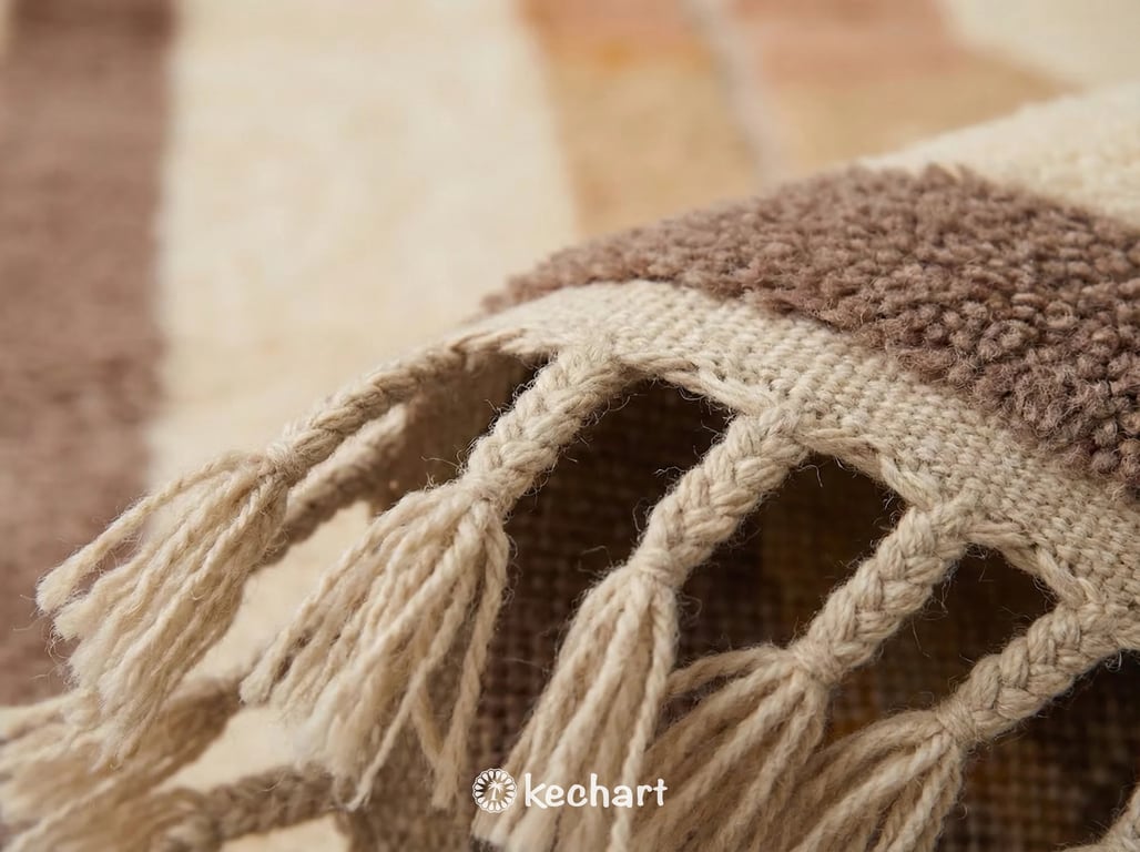 Custom Beni Ourain Rug - Made to Order Moroccan Wool in Warm Earth Tones