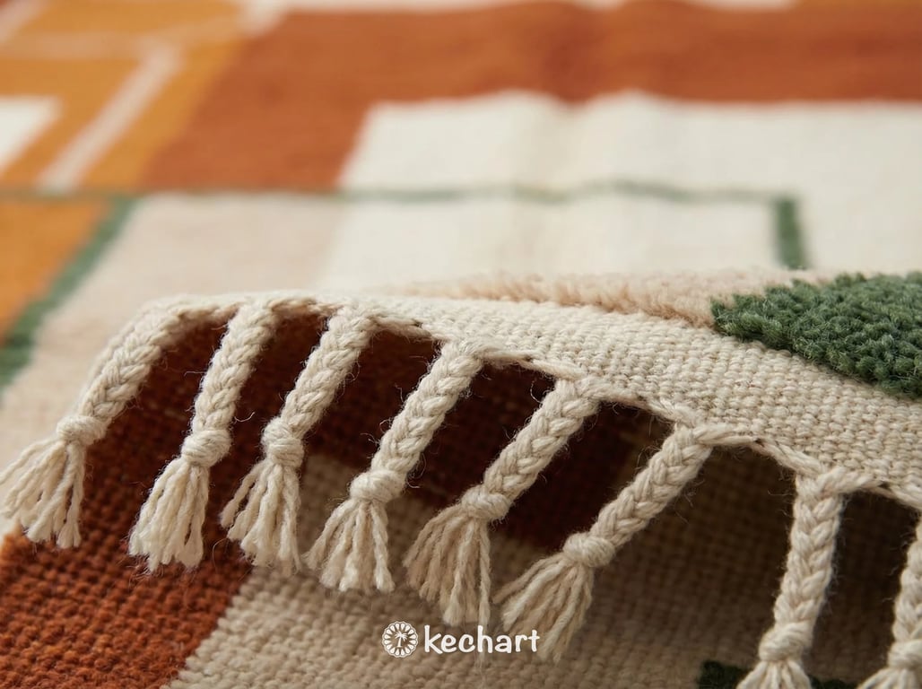Custom Beni Ourain Rug | Made to Order Geometric Moroccan Wool Rug Earth Tones