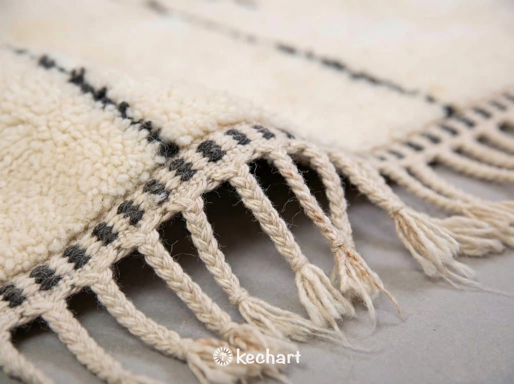 Custom Beni Ourain Rug – Made to Order Plush Moroccan Wool, Geometric Design
