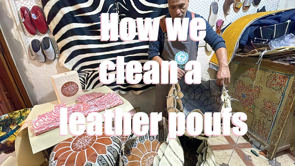 How we create leather poufs