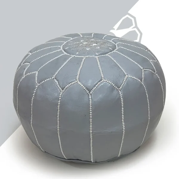 Shadow Silver Pouf: Add a Touch of Elegance and Versatility to Your Home Decor