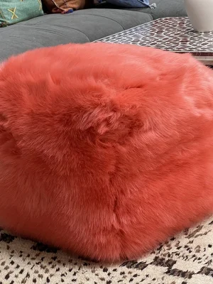 pink moroccan pouf 2
