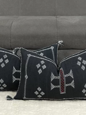 Elevate Your Decor with Blackout Beauty Pillow – 13x21in Handmade Luxury