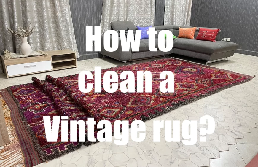 How to clean a Vintage rug?