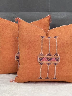 Amber Glow: The Perfect Warm Accent Pillow for Your Home