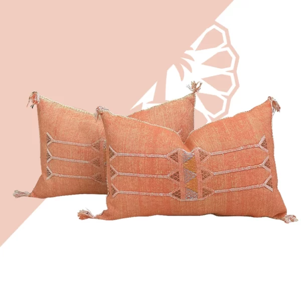 Ginger Snap Pillow: Warm Moroccan Silk | Cozy & Elegant