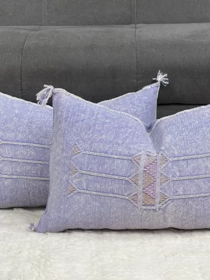 Lavender Dreams: The Tranquil and Elegant Cactus Silk Pillow