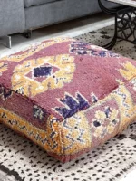 Royal Mosaic - kilim pouf