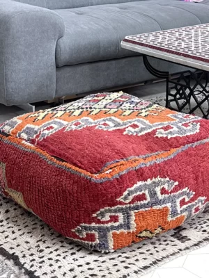 Spice Suite Kilim Poufs: Exquisite Eastern Design for Your Home