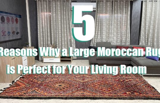 5 Reasons Why a Large Moroccan Rug is Perfect for Your Living Room