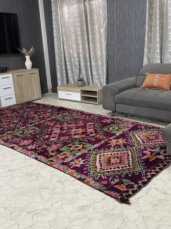 Taliouine Touch -6x12ft- Boujaad Rug