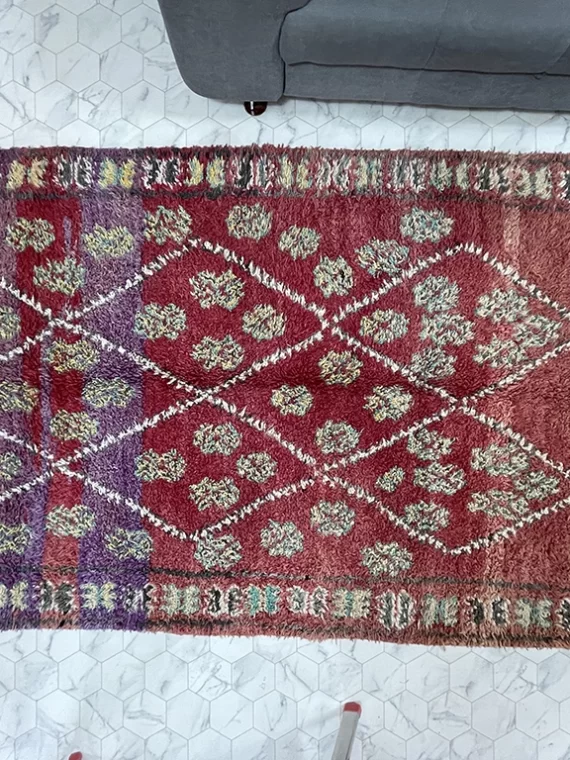 Chefchaouen Charm -5x8ft- Boujaad Rug
