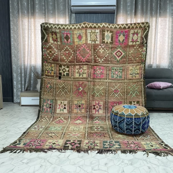 Kelaat M'Gouna Kaleidoscope moroccan rugs1