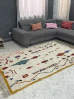 Colorburst Symphony - 5x8ft- Beni Ourain Rug