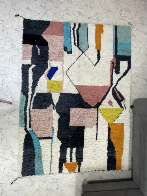 The Essence of Colors - 7x10ft- Beni Ourain Rug