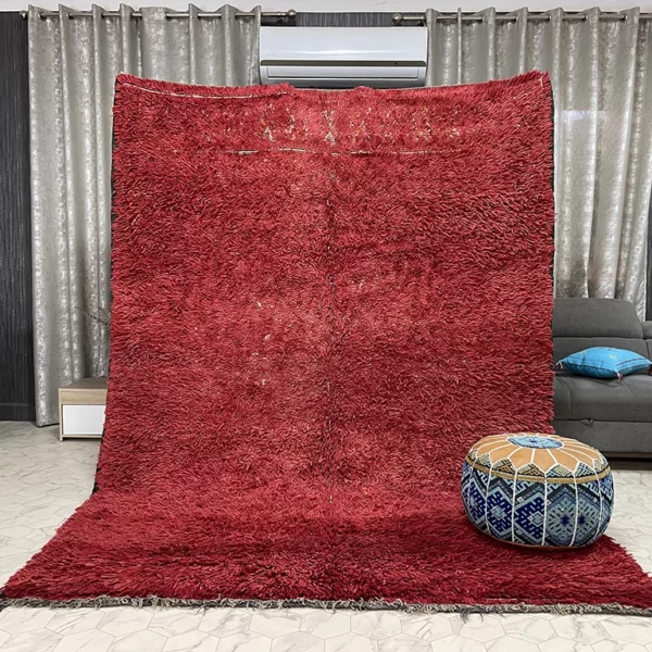 Luxurious Crimson moroccan rugs