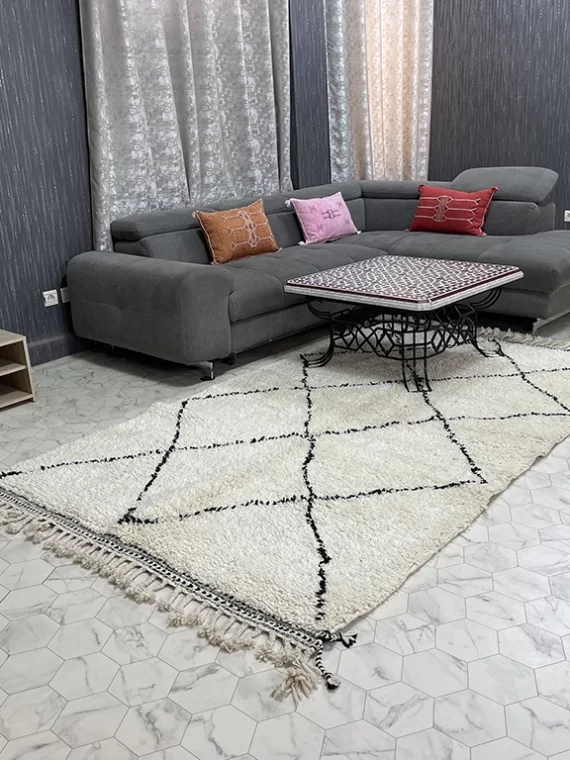 Tranquil Haven - 5x8ft- Beni Ourain Rug