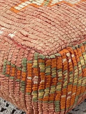 Sultana Liomonia moroccan kilim pouf