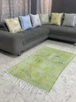 Olive Grove - 3x5ft  Natural Cactus Silk Rug