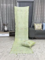 Lime Breeze - 2x10ft  Natural Cactus Silk Rug